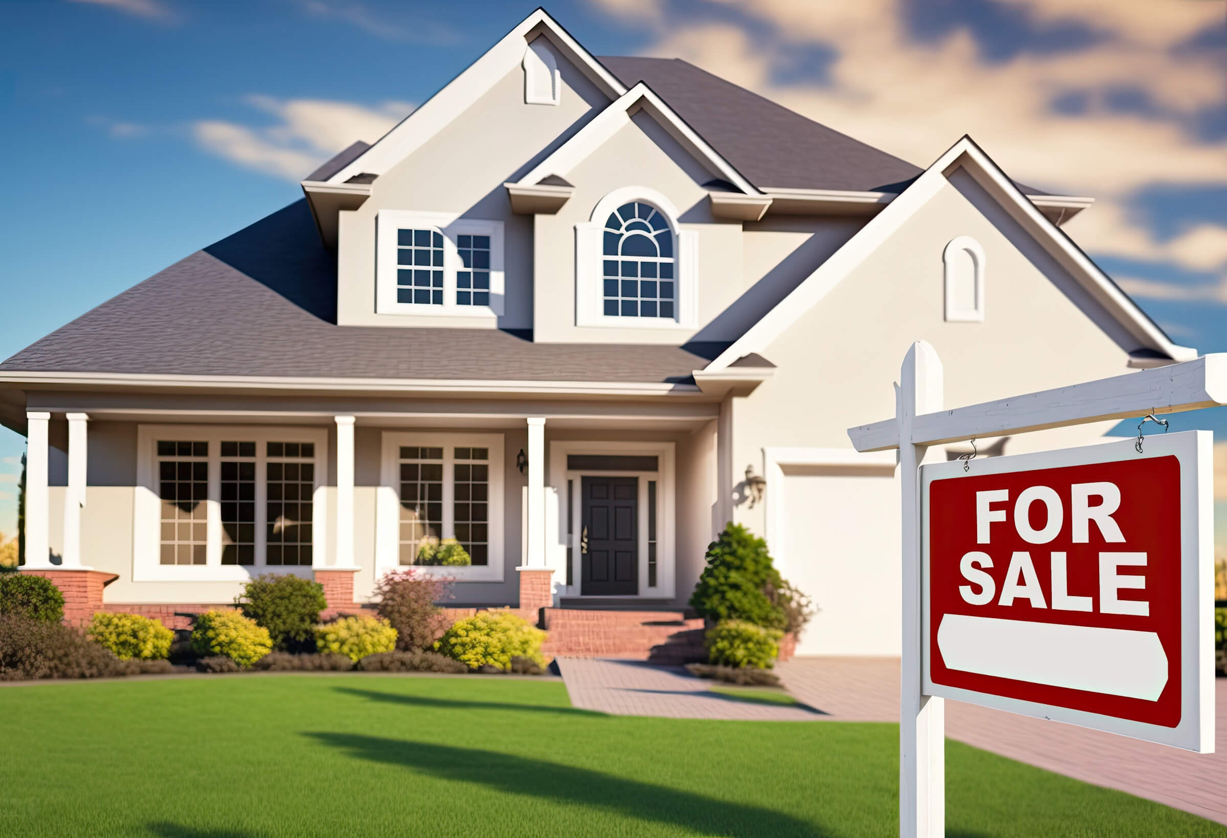 Radon testing equipment in a home for sale